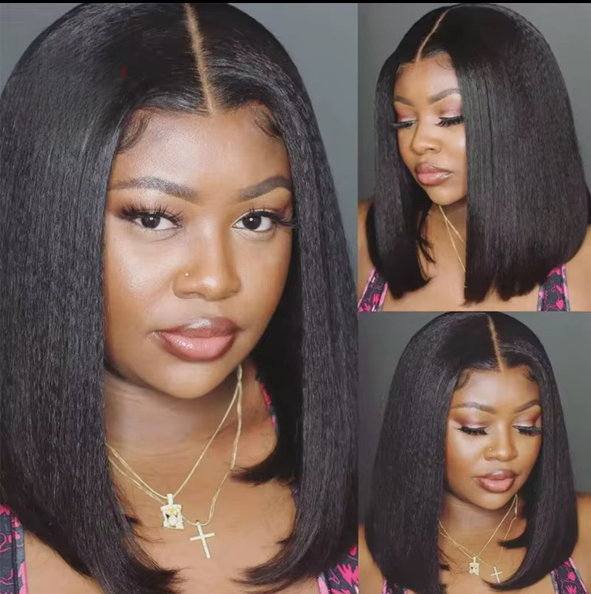 Brazilian Kinky Straight Bob Wig