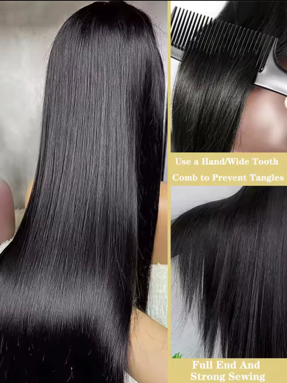 Raw Straight wig