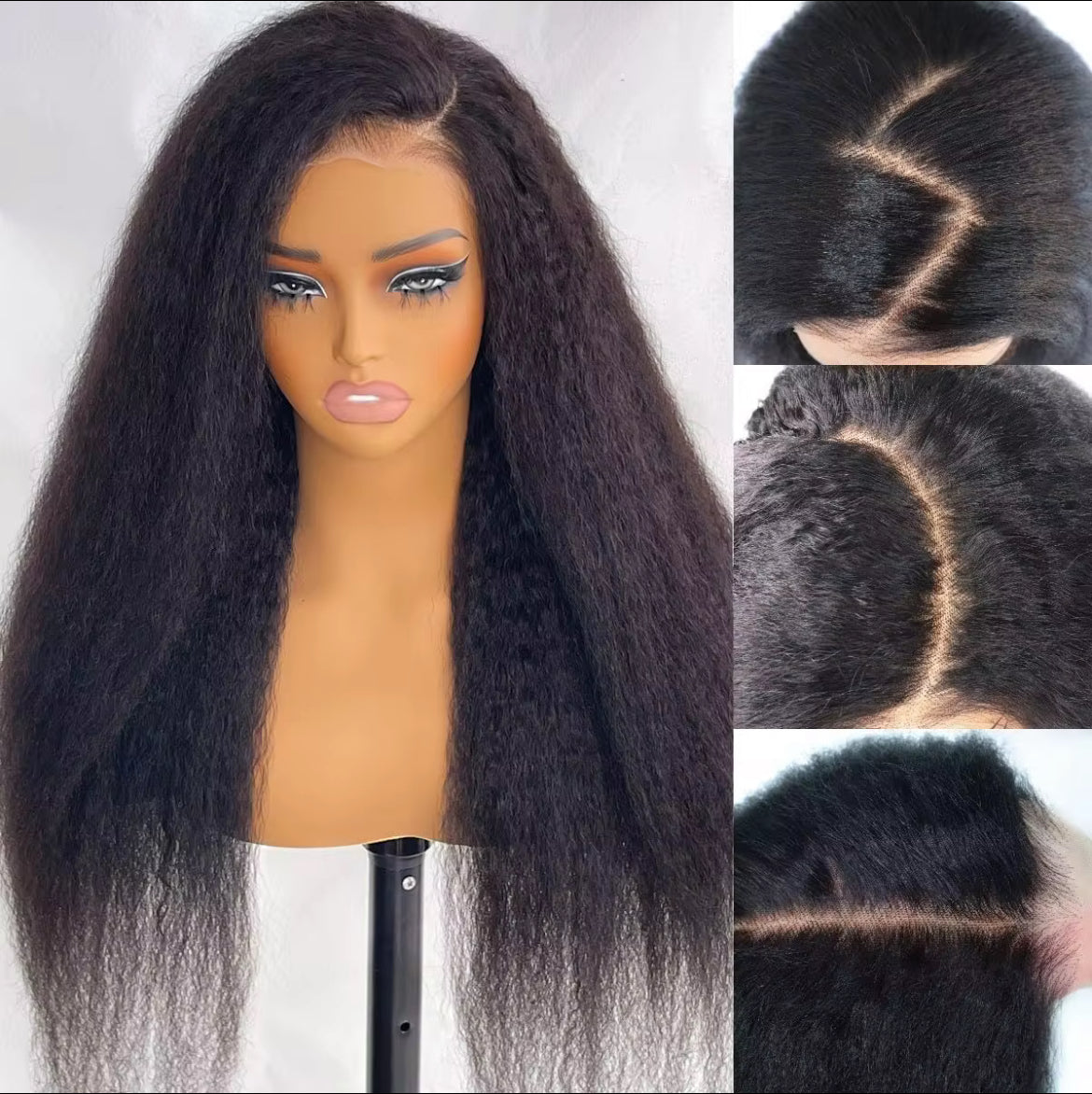 Kinky Yaki Straight Brazilian Wig