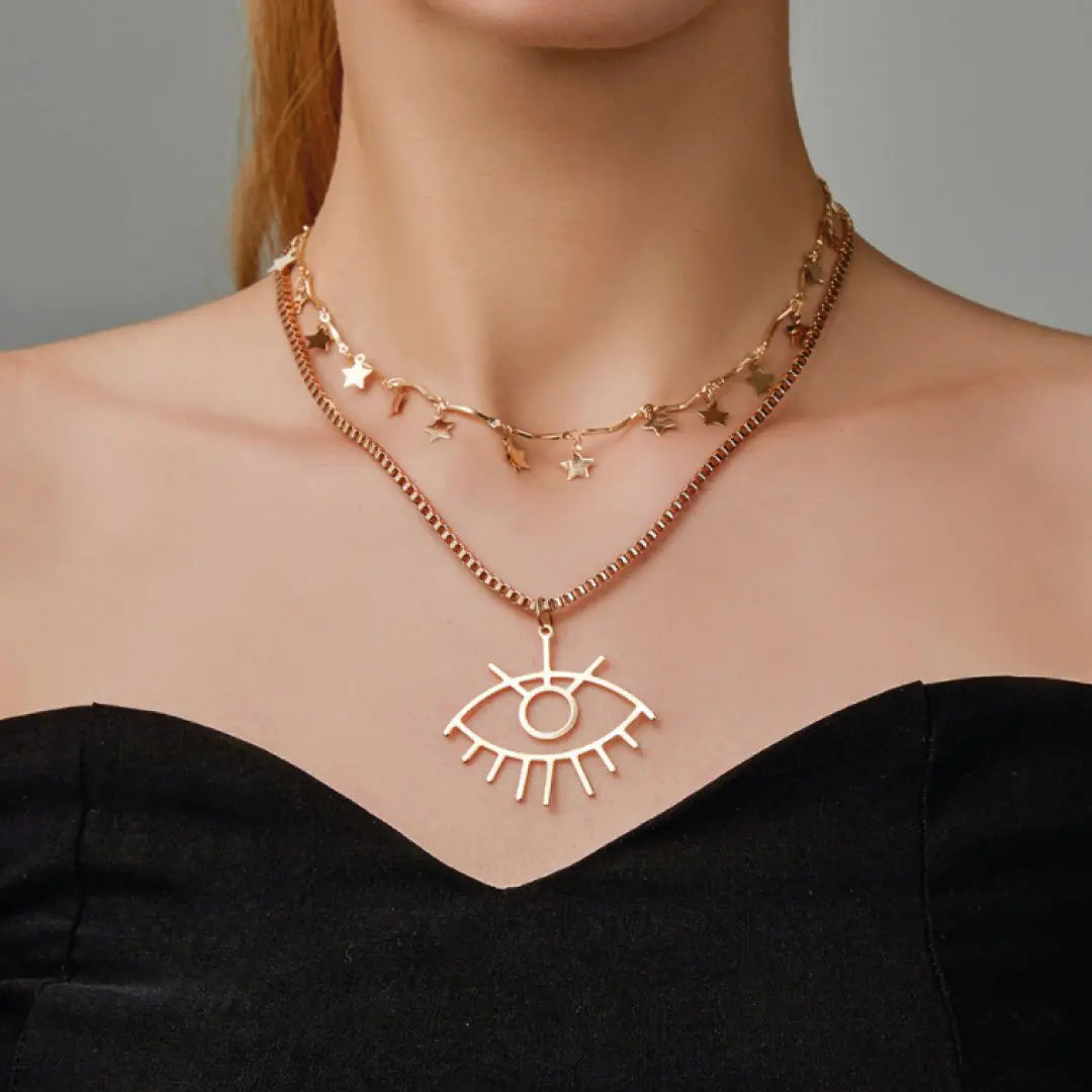 Lushella Beauty Emme Necklace – Adjustable Gold Plated Design