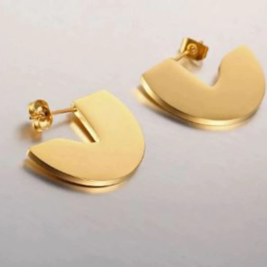 Lushella Beauty Audrey Earrings – Elegant Gold Plated Design