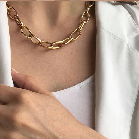 Lushella Beauty Gala Choker – Trendy Gold or Silver Plated