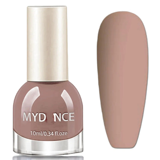 Kahsose Instant Dry Nude Matte Nail Polish Water Based Non Toxic Velvet Finish for Men Women and Girls 10ML