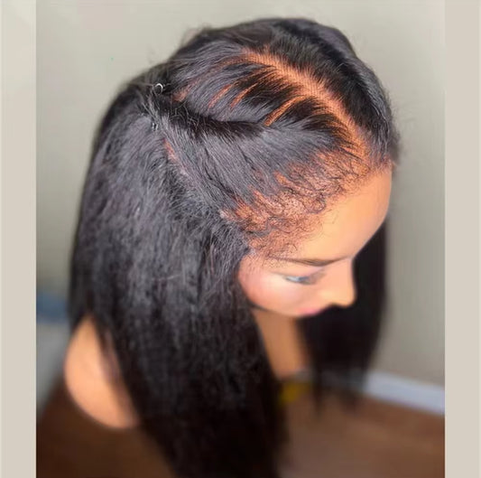 Kinky Yaki Straight Brazilian Wig