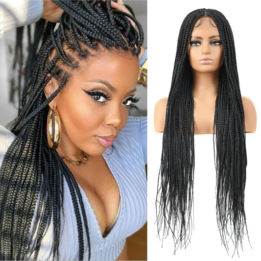 Humistwbiu Braided Wig – 36 Inch Knotless Box Braids