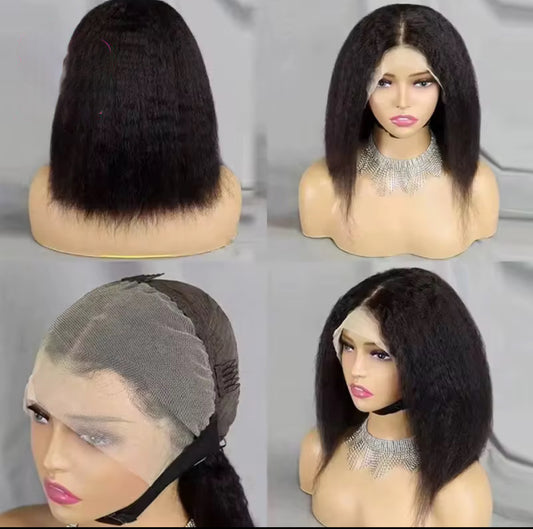 Brazilian Kinky Straight Bob Wig