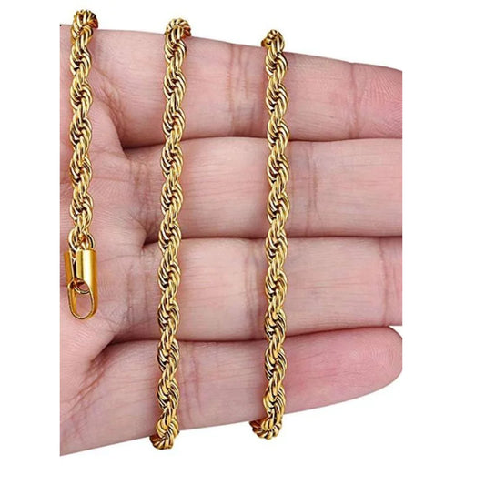 Lushella Beauty 18K Gold Vermeil Chain Necklace – Luxurious Design