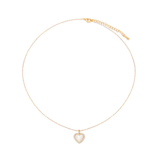 Lushella Beauty Dawson Heart Necklace – Elegant Gold Plating