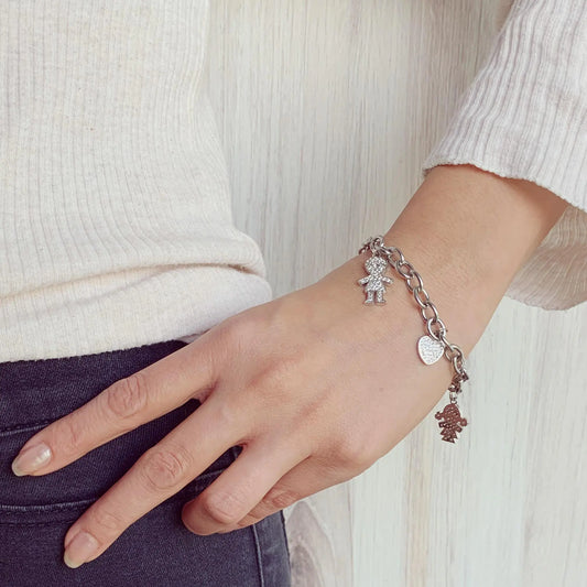 Lushella Beauty Hope Bracelet – Customizable Three Charms