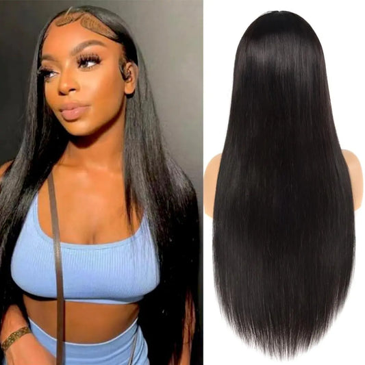 Lushella Beauty Straight Lace Front Wig – 180 Density Glueless Style
