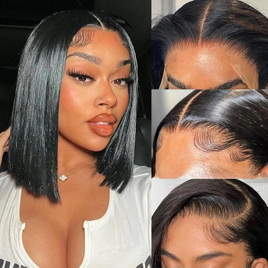 Lushella Beauty Bob Wig 12 Inch – 180 Percent Density Style
