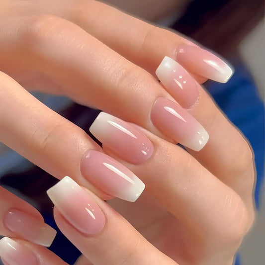 ArtiClaws Press On Nails – Stunning Nude Pink Ombre 24 Pieces